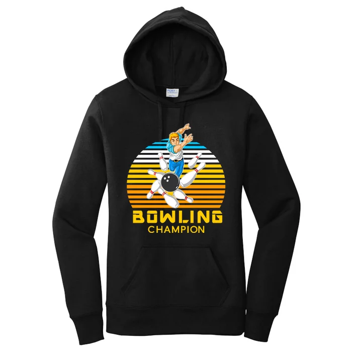 Bowling Champion Women's Pullover Hoodie