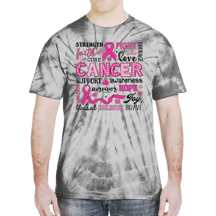 Breast Cancer Tie-Dye T-Shirt