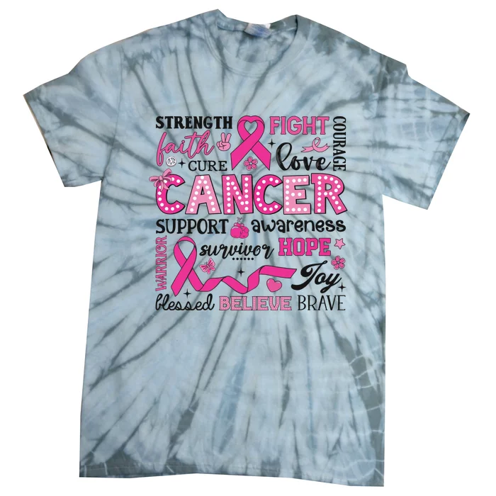 Breast Cancer Tie-Dye T-Shirt