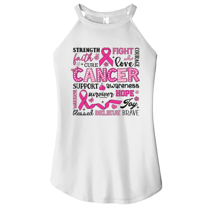 Breast Cancer Women’s Perfect Tri Rocker Tank