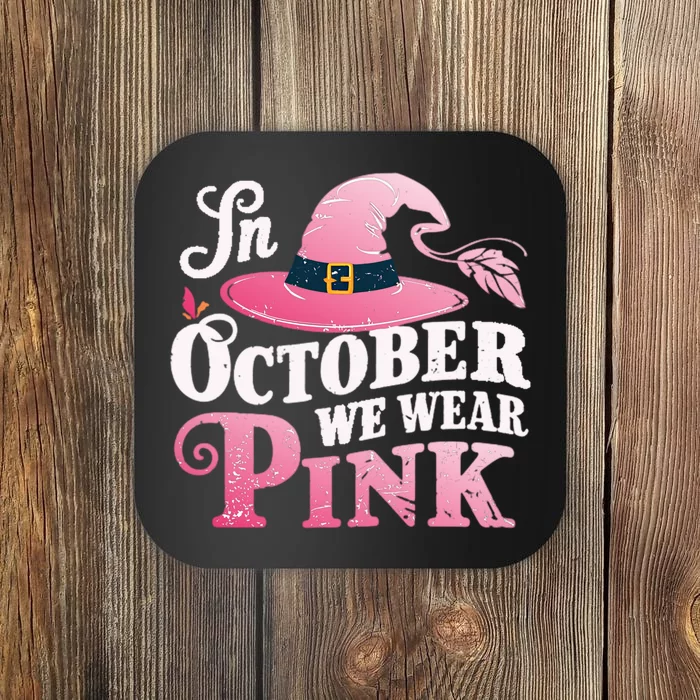 Breast Cancer Boo Ghosts Coaster