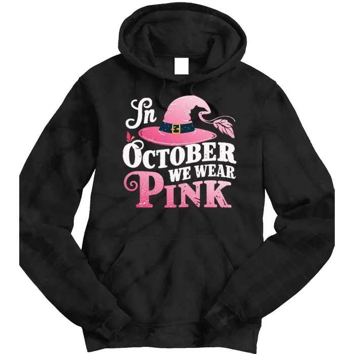 Breast Cancer Boo Ghosts Tie Dye Hoodie