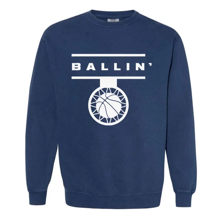 Basketball Clothing Basketball Garment-Dyed Sweatshirt