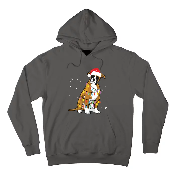 Boxer Christmas Boxer Dog Christmas Gift Hoodie