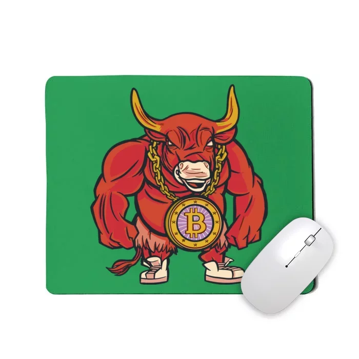 Bitcoin Chain Bull Mousepad