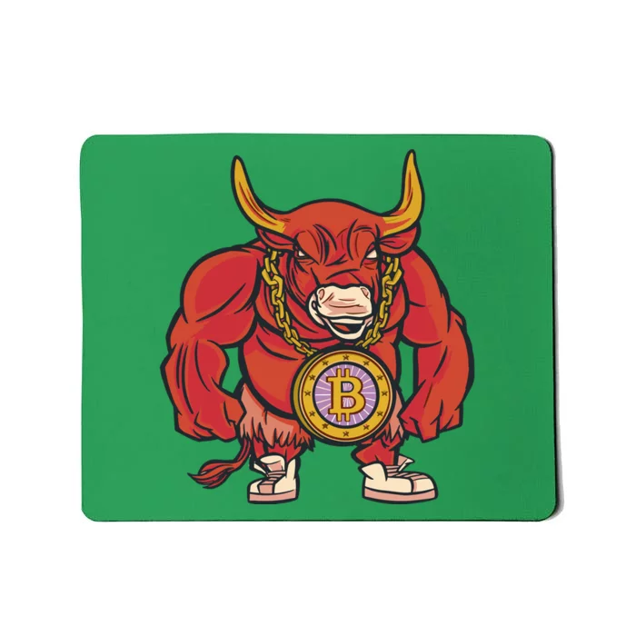 Bitcoin Chain Bull Mousepad