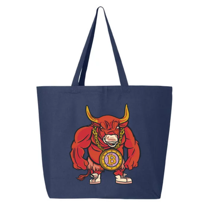 Bitcoin Chain Bull 25L Jumbo Tote