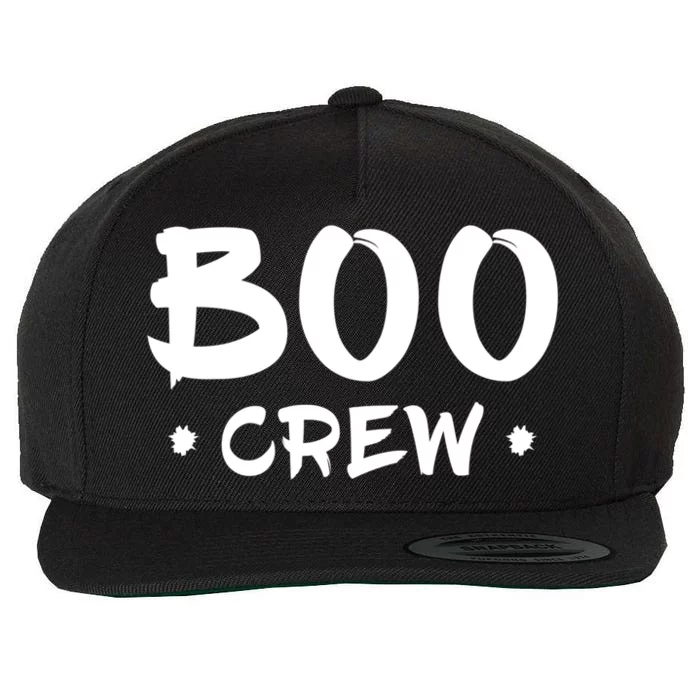 Boo Crew Boo Squad Funny Matching Family Halloween Gift Wool Snapback Cap