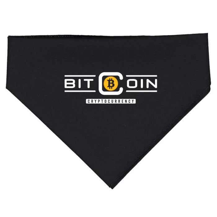 Bitcoin Cryptocurrency USA-Made Doggie Bandana