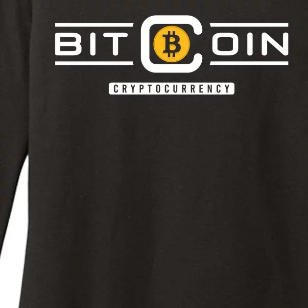 Bitcoin Cryptocurrency Womens CVC Long Sleeve Shirt