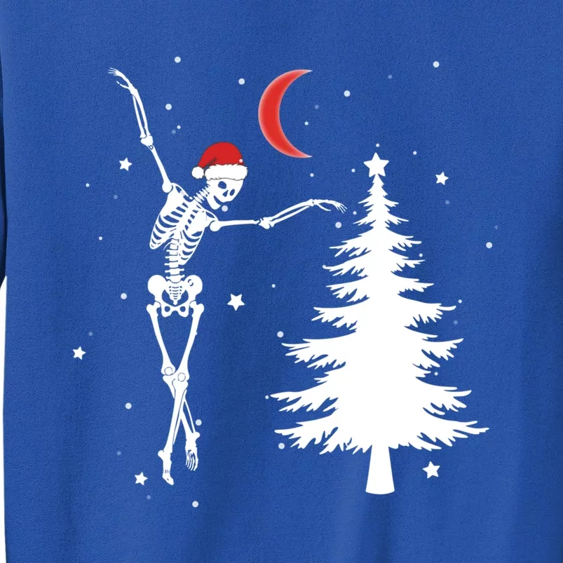 Bglb Christmas Ballet Dancing Skeleton Merry Xmas Ballerina Gift Tall Sweatshirt