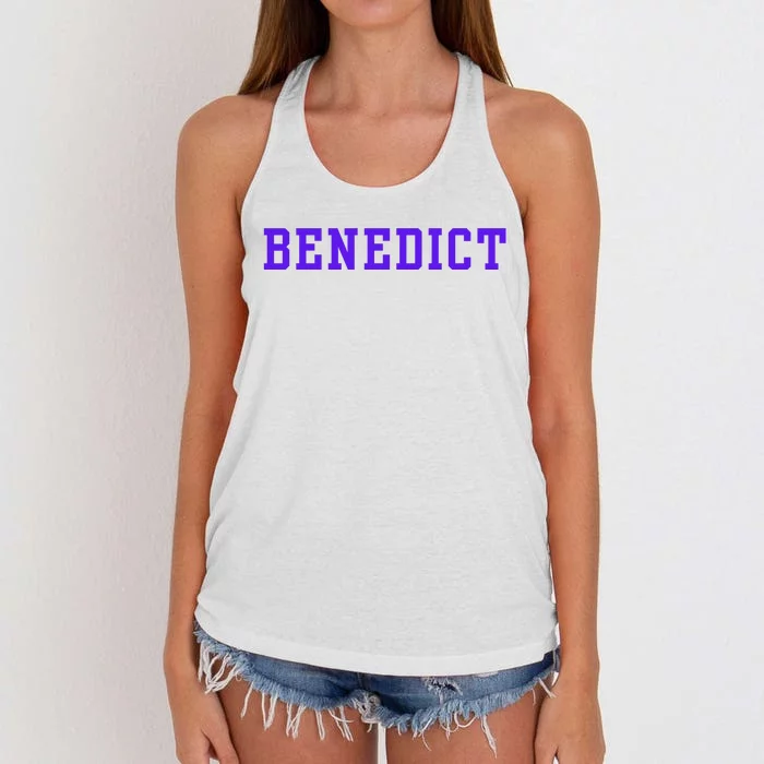 Benedict College Women's Knotted Racerback Tank