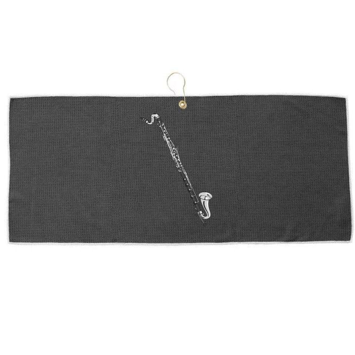 Bass Clarinet Large Microfiber Waffle Golf Towel