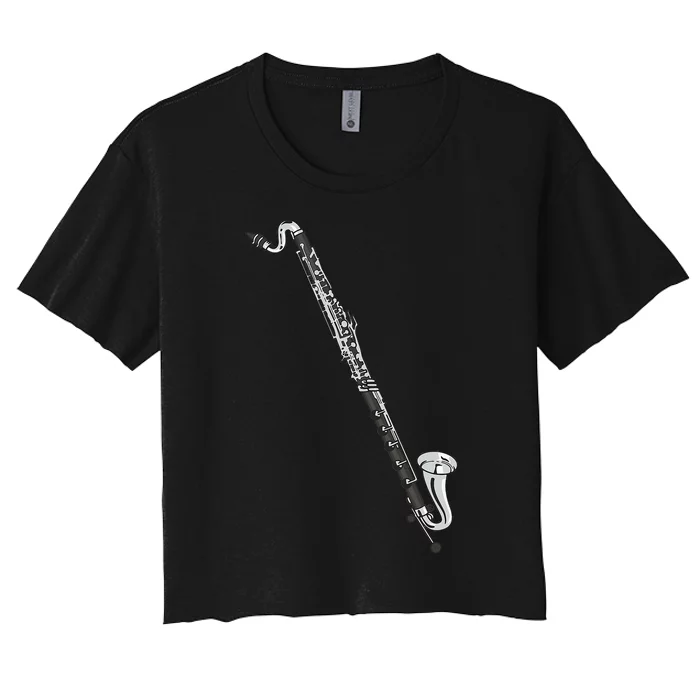 Bass Clarinet Women's Crop Top Tee