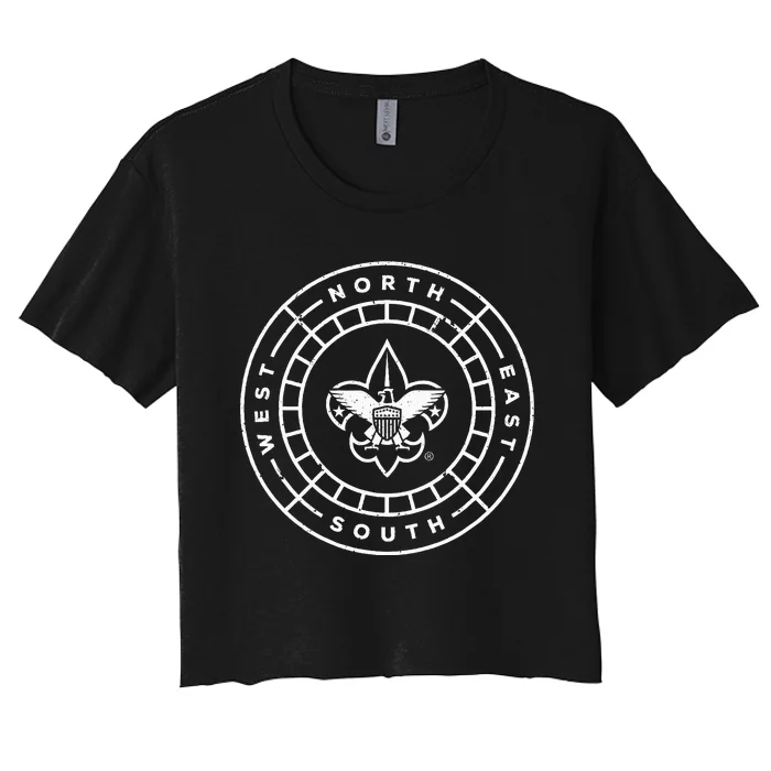 Bsa Compass Women's Crop Top Tee