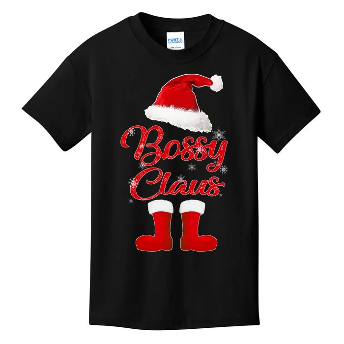 Bossy Claus Kids T-Shirt