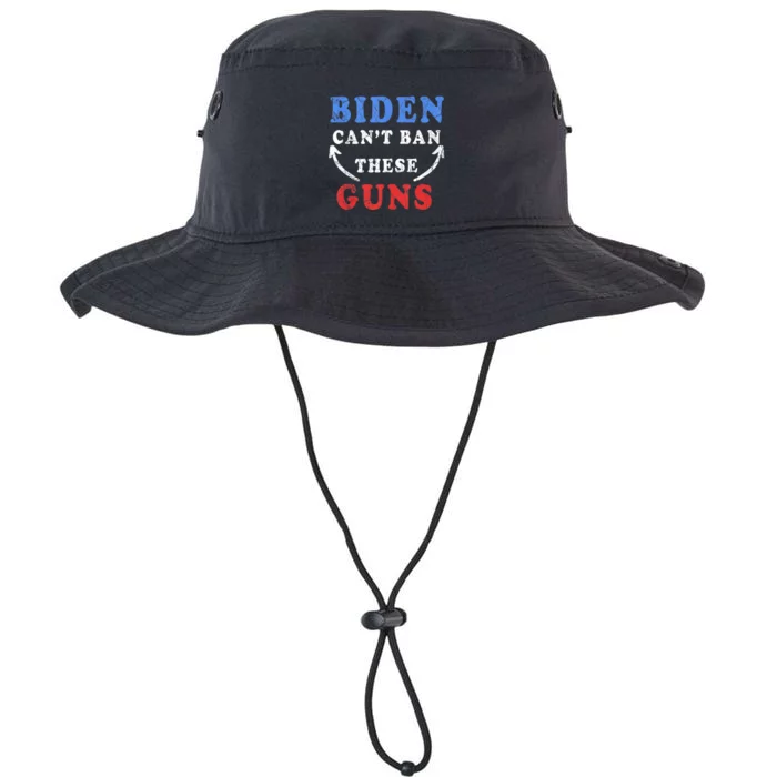 Biden CanT Ban These Guns Gym Workout Funny Weightlifting Legacy Cool Fit Booney Bucket Hat