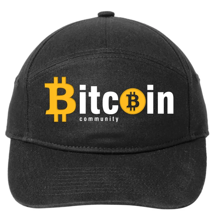 Bitcoin Community 7-Panel Snapback Hat