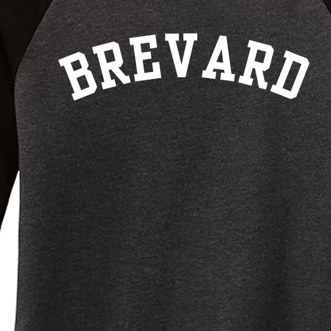 Brevard College Women's Tri-Blend 3/4-Sleeve Raglan Shirt