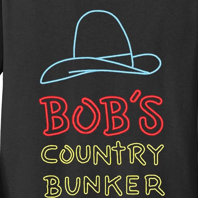 BobS Country Bunker Kids Long Sleeve Shirt