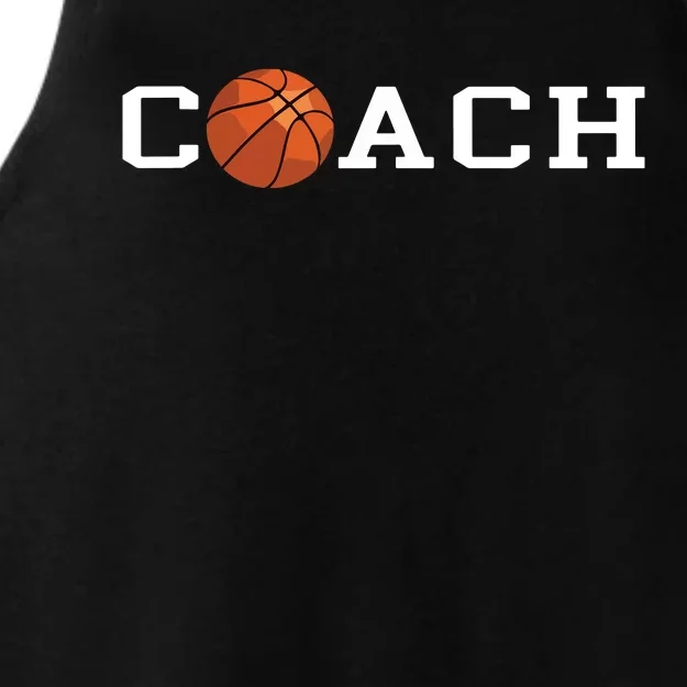 Basketball Coach Ladies Tri-Blend Wicking Tank