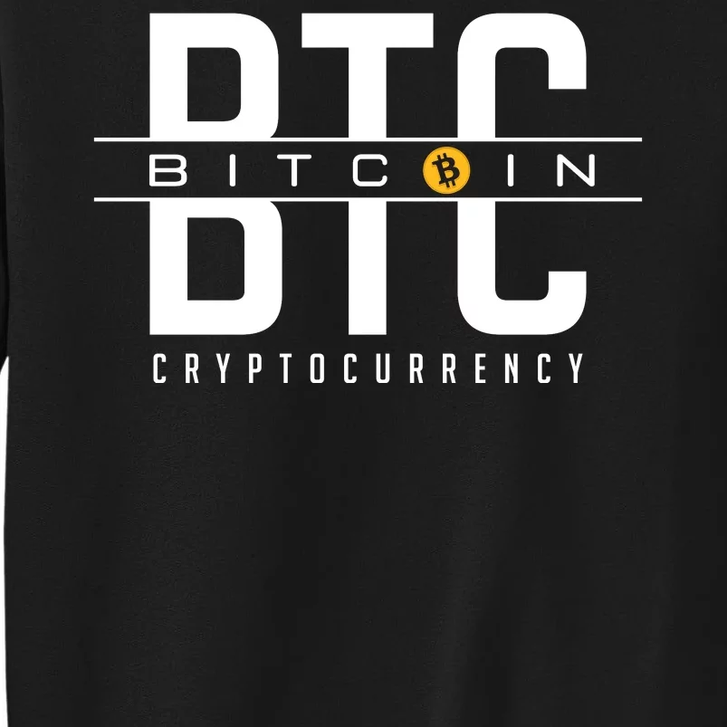 Bitcoin Cryptocurrency Tall Sweatshirt