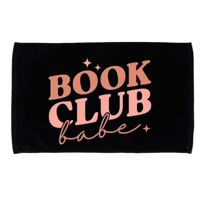 Book Club Babe Reading Book Lovers Gift Microfiber Hand Towel