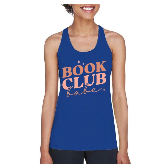 Book Club Babe Reading Book Lovers Gift Women's Racerback Tank