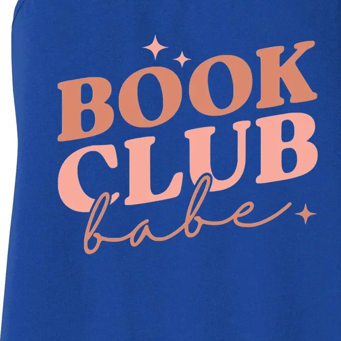 Book Club Babe Reading Book Lovers Gift Women's Racerback Tank