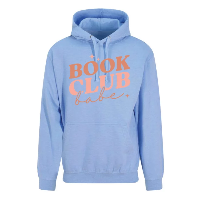 Book Club Babe Reading Book Lovers Gift Unisex Surf Hoodie