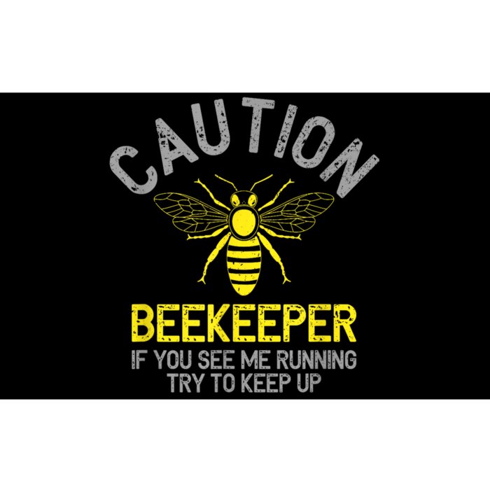 Beekeeper Caution Beekeeping Funny Bee Lover Gift Bumper Sticker