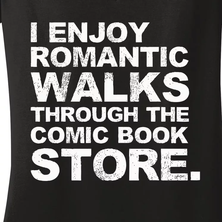 Best Comic Book Design Comic Book Lovers Women's V-Neck T-Shirt