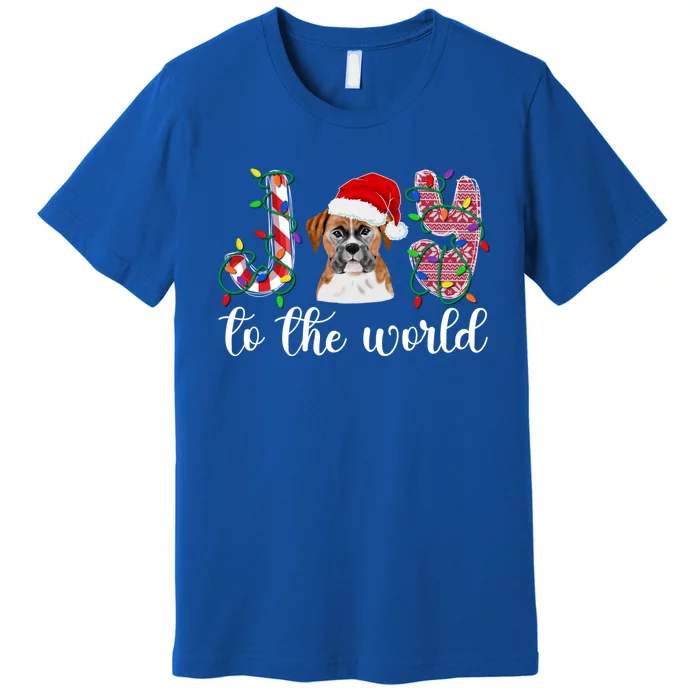 Boxer Christmas Boxer Dog Xmas Party Boxer Meaningful Gift Premium T-Shirt