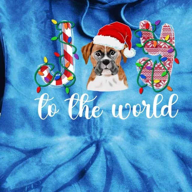 Boxer Christmas Boxer Dog Xmas Party Boxer Meaningful Gift Tie Dye Hoodie