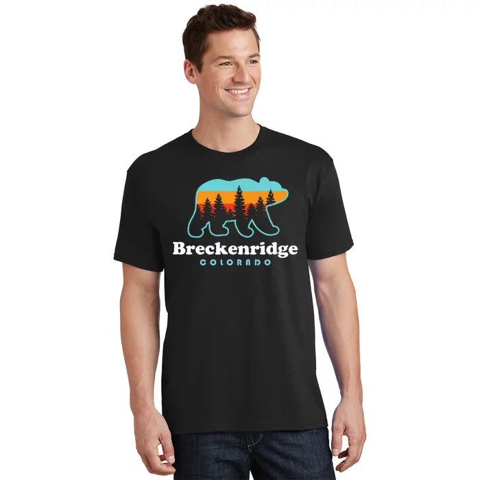 Breckenridge Colorado Bear Mountains Trees T-Shirt