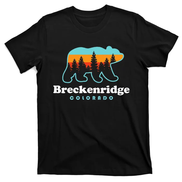 Breckenridge Colorado Bear Mountains Trees T-Shirt