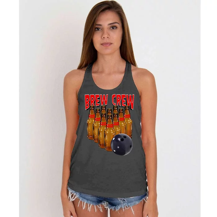 Brew Crew Bowling Women's Knotted Racerback Tank