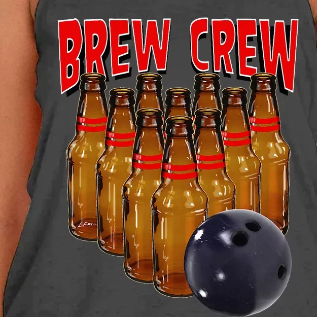 Brew Crew Bowling Women's Knotted Racerback Tank