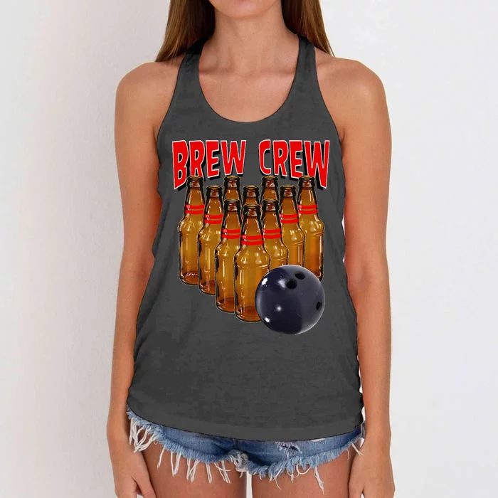 Brew Crew Bowling Women's Knotted Racerback Tank