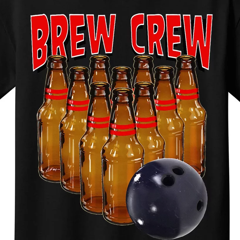 Brew Crew Bowling Kids T-Shirt