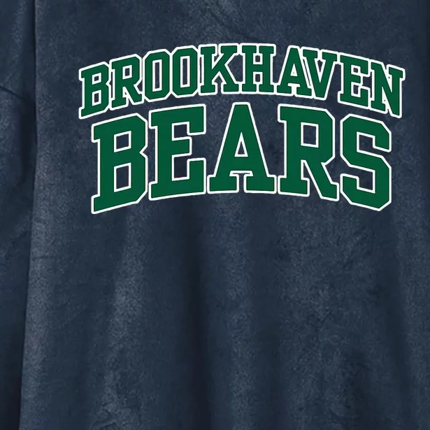 Brookhaven College Bears Hooded Wearable Blanket