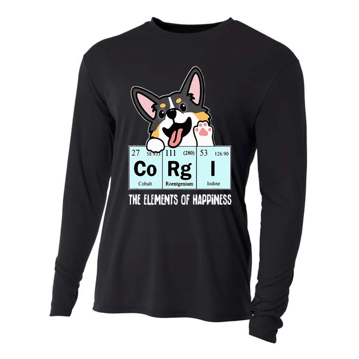 Black Corgi Cooling Performance Long Sleeve Crew