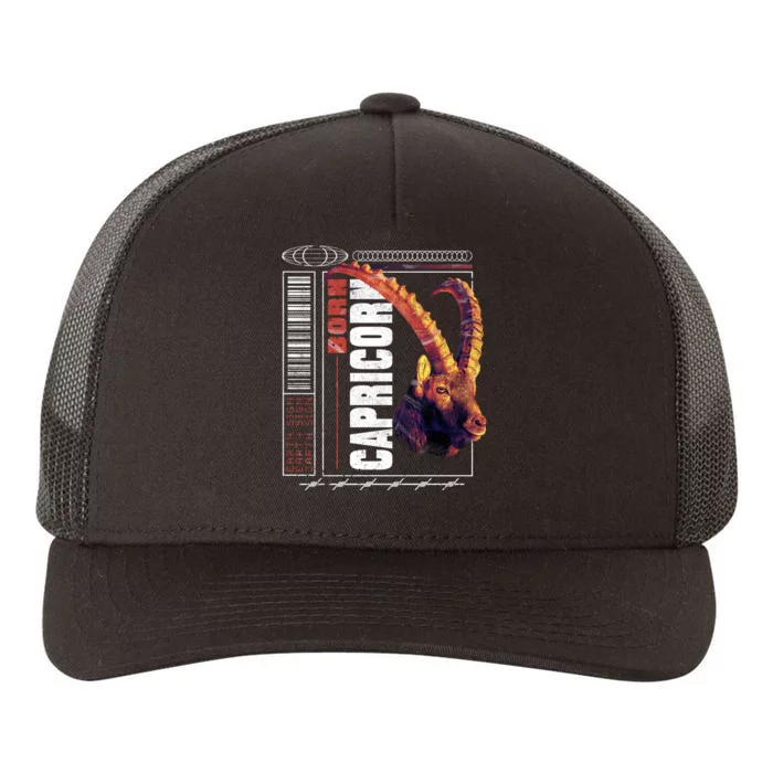 Born Capricorn Yupoong Adult 5-Panel Trucker Hat