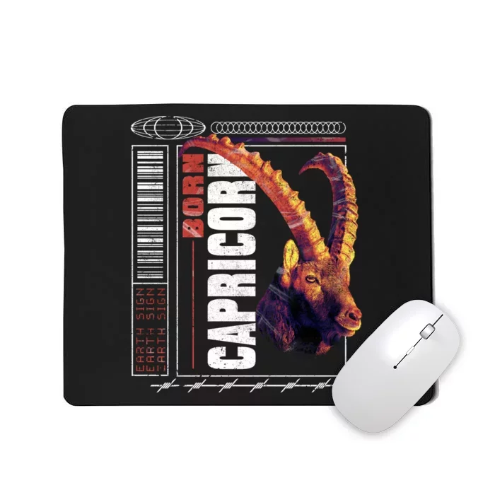 Born Capricorn Mousepad