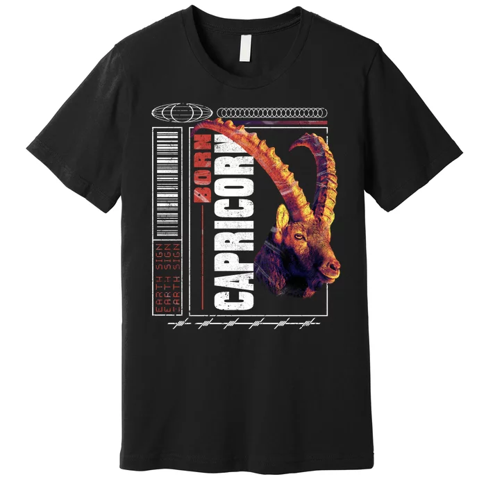 Born Capricorn Premium T-Shirt