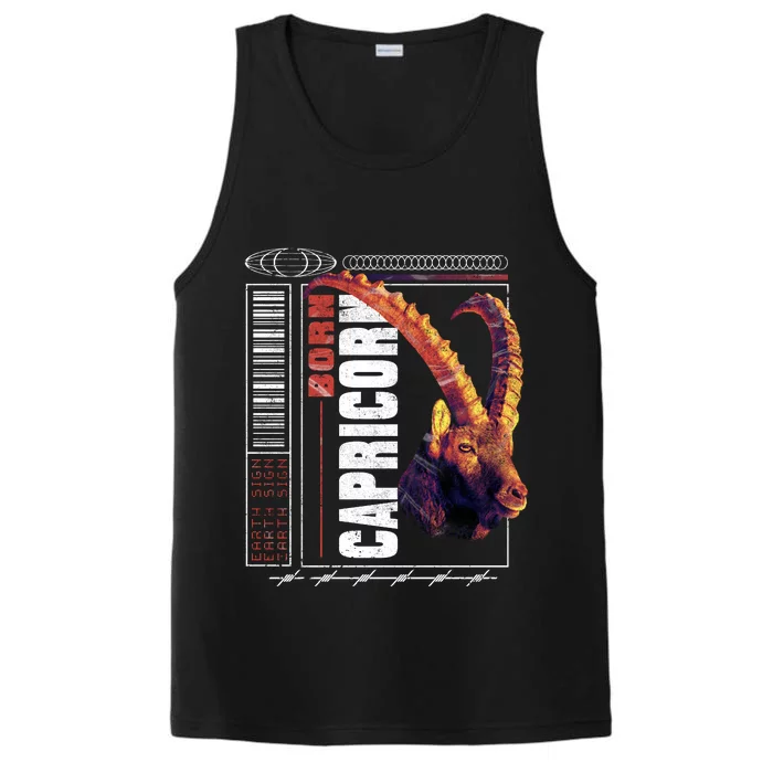 Born Capricorn Performance Tank