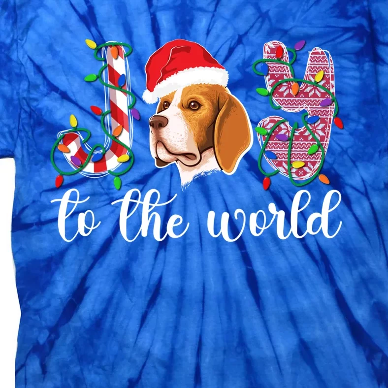 Beagle Christmas Beagle Xmas Party Beagle Lover Gift Tie-Dye T-Shirt