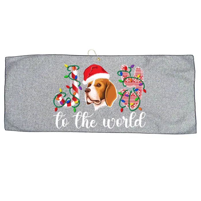 Beagle Christmas Beagle Xmas Party Beagle Lover Gift Large Microfiber Waffle Golf Towel