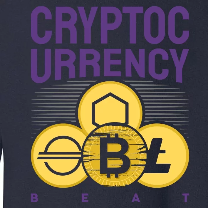 Bitcoin Cryptocurrency Beat Toddler Sweatshirt