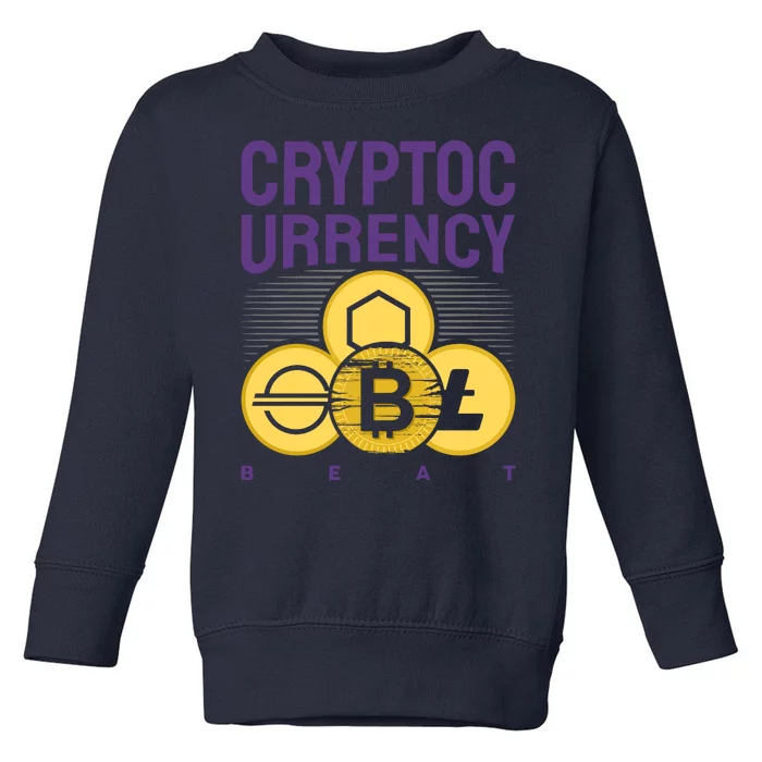 Bitcoin Cryptocurrency Beat Toddler Sweatshirt